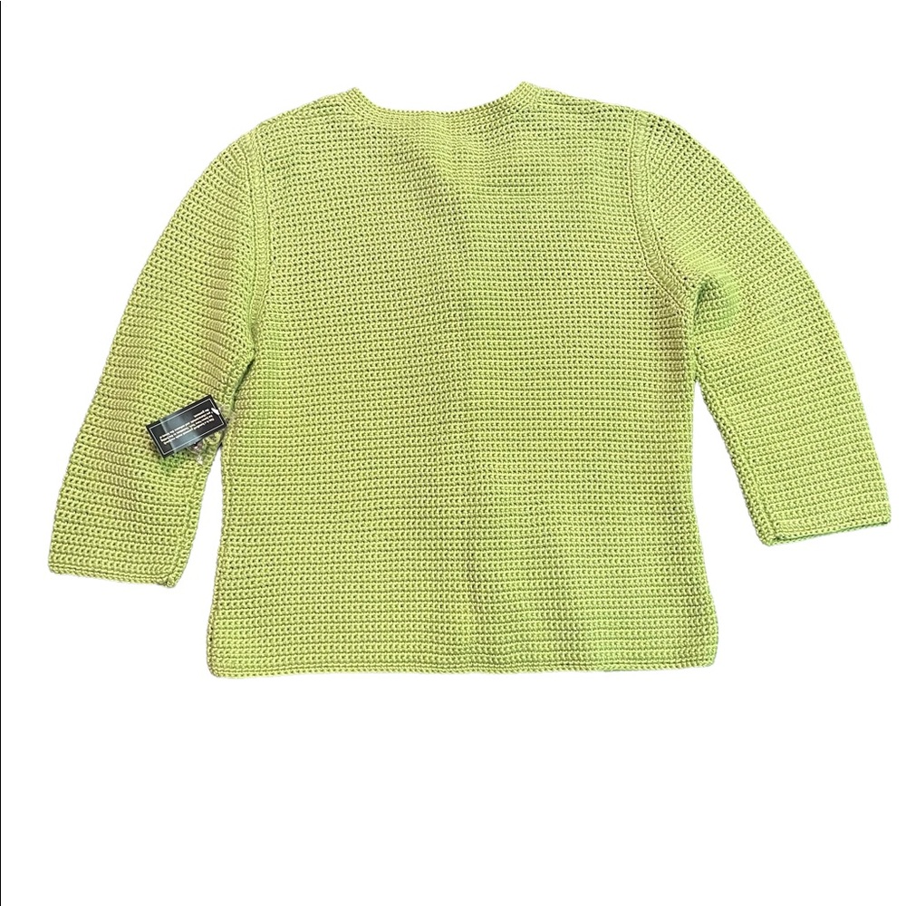 JONES NEW YORK SIGNATURE Floral Snap Handknit Cardigan - Picture 6 of 6